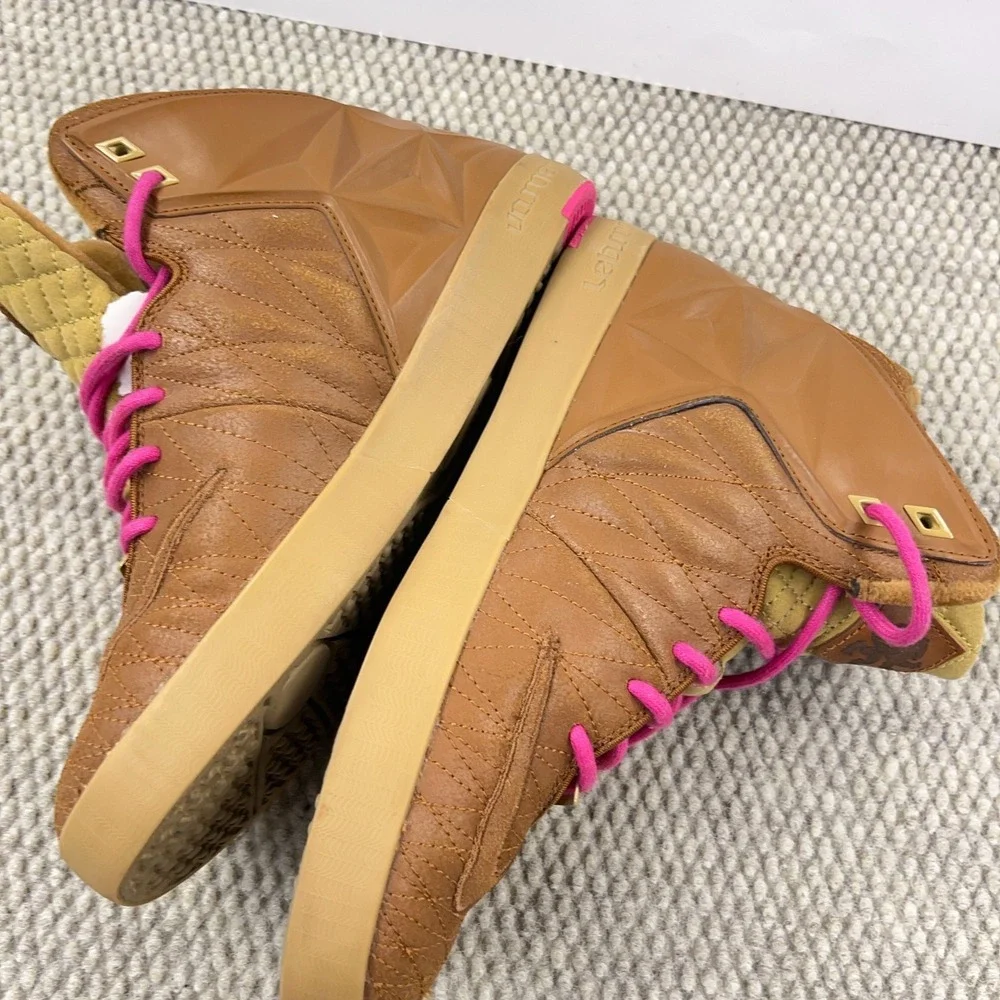 Nike LeBron Xi NSW‎ Lifestyle Hazelnut 616766-200 High Top Sneakers Size 7